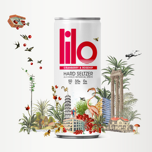 Lilo Cranberry & Rosehip Hard Seltzer